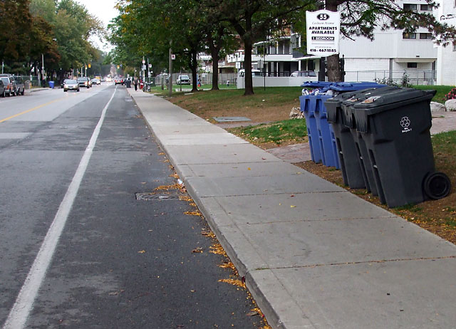 A sight for sore eyes: a bin-free bike lane