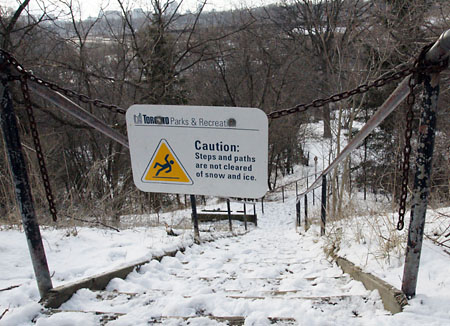No winter maintenance No winter maintenance