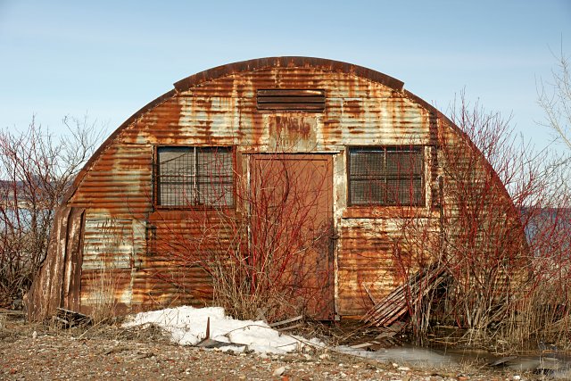 This old Quonset hut is familiar to anyone who has gone for a stroll or bike 