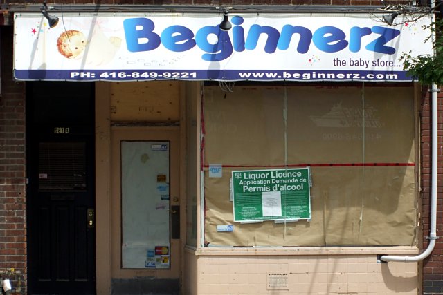 Baby store with a liquor licence