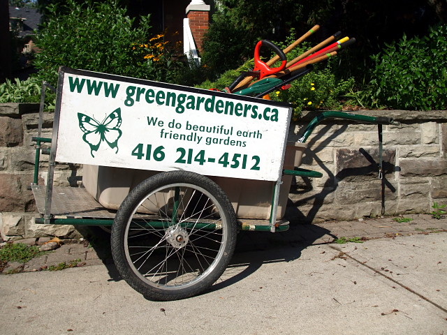 Green Gardeners bicycle trailer Green Gardeners bicycle trailer