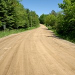 The Real Dufferin Jog finally winds back up out of the valley, heading toward Highway 9.