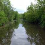 Heading back east from Dufferin, this is one of many canals that branch off the Holland River, as seen from the intersection of <a href="http://maps.google.com/maps?q=Pumphouse+Road+%26+Graham+Sideroad,+King&ie=UTF8&t=h&z=16&iwloc=A">Pumphouse Road and Graham Sideroad</a>.