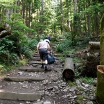The Grind is basically a long rustic staircase up the side of the mountain. It doesn