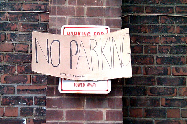 No parking. This means you. No parking. This means you.
