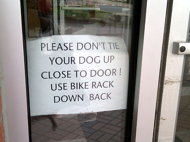 Bike rack or dog rack? Bike rack or dog rack?