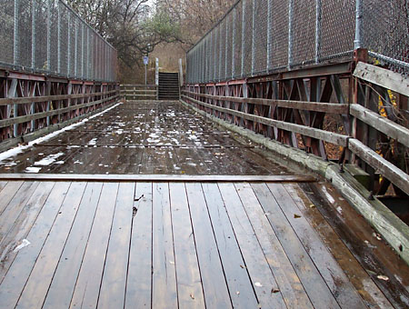 Bailey bridge in the Don Valley