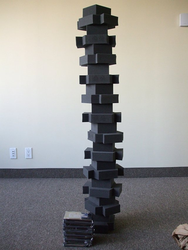 World’s tallest freestanding foam tower