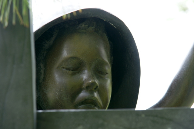 Detail of monument in Mount Pleasant Cemetery