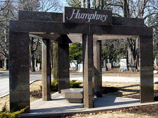 Humphrey family monument in Mount Pleasant Cemetery