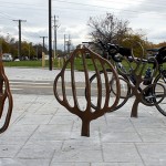 Artistic bike racks