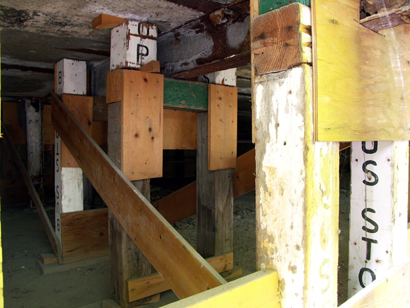 TTC ghost stops holding up the floor in the Wychwood car barns